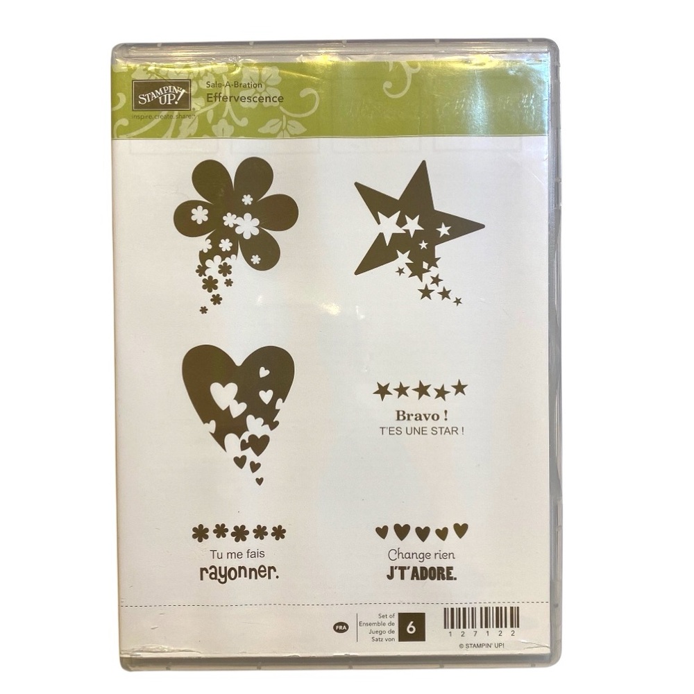 🍒 Stampin’Up! 🍒 “Effervescence” Stamp set.